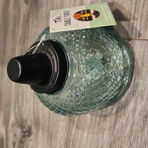 NWT Tiki Brand Glass Studded Tiki Table Torch 5" diameter,  4 1/2" tall